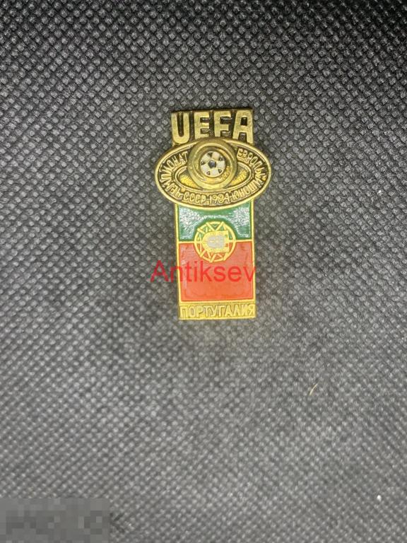 Знак спорт футбол Чемпионат Европы 1984 Португалия