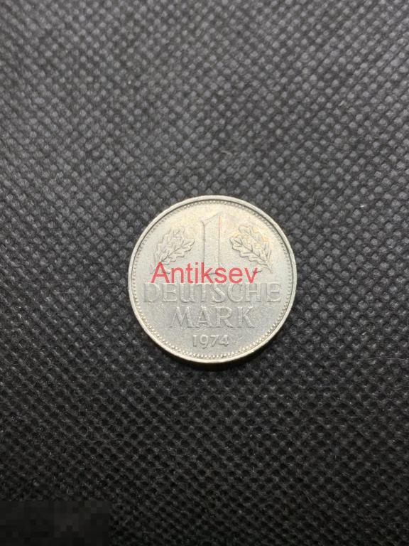 1 марка ФРГ 1974 F