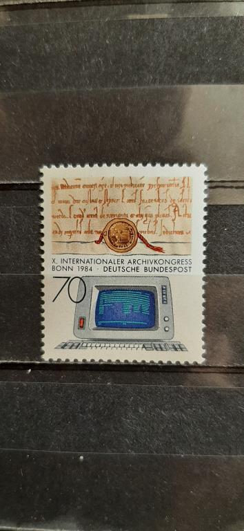 Германия ФРГ 10 международный конгресс архивариусов Бонн компьютер 1984 **