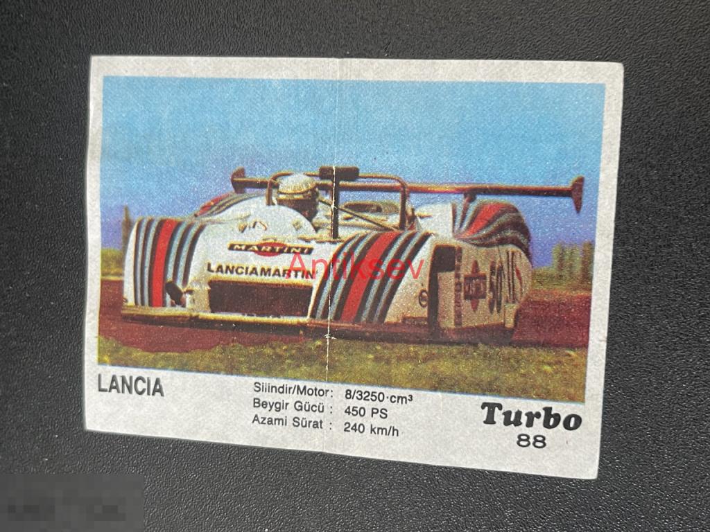 Вкладыш от жвачки Turbo № 88 2 серия