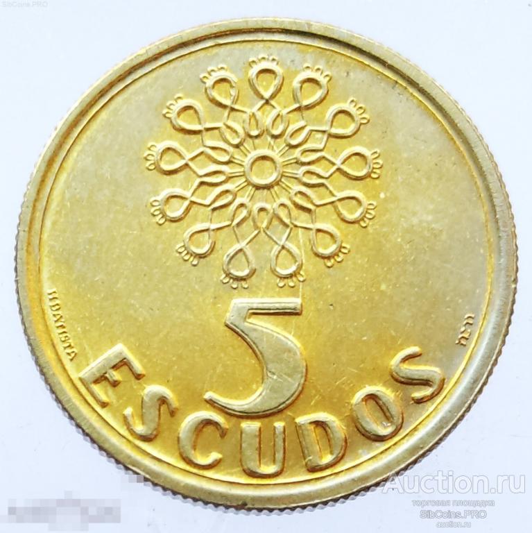 Португалия 5 эскудо, 2000