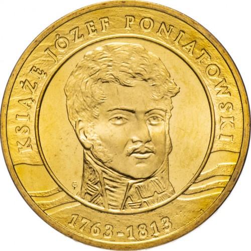 Польша 2 злотых, 2013 - 200 лет со дня смерти принца Юзефа Понятовского UNC