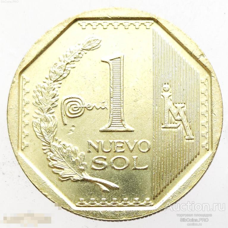Перу 1 новый соль 2014