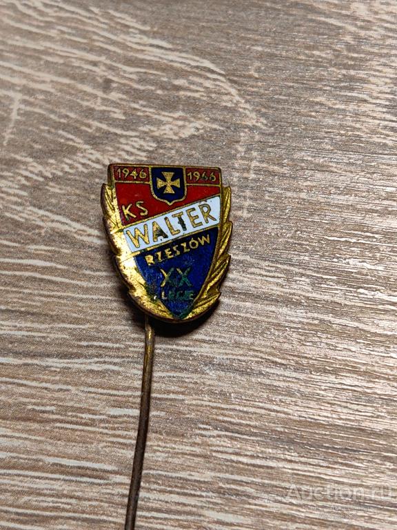 Знак СССР Спорт Футбол KS WALTER rzeszow xx Вальтер Жешув Польша