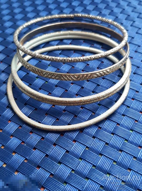 Винтажный БРАСЛЕТ на руку НЕДЕЛЬКА Красота Винтаж Бижутерия Одним лото ( 4 шт ) 0707