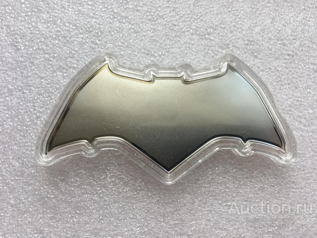 Самоа 5 долларов 2025 Бэтаранг Batarang метательное оружие Бэтмена СЕРЕБРО