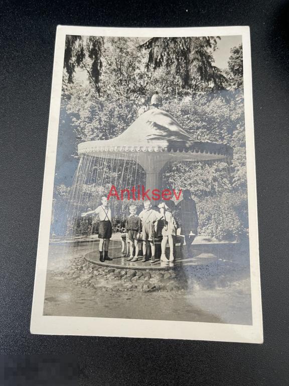 Открытка Петродворец фонтан Зонтик 1961 тир 50 т