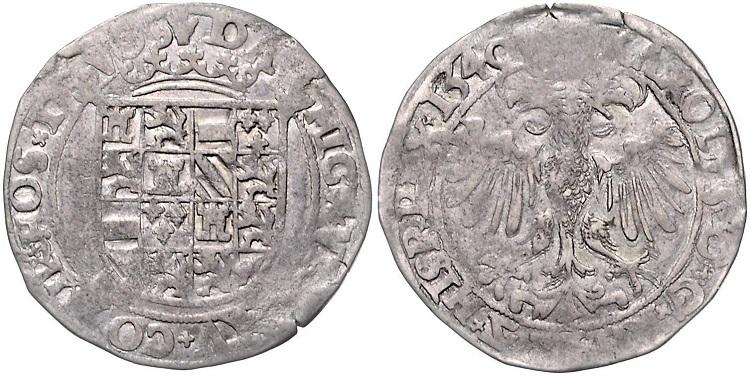 1540г. Бельгия-Брабант (Голландия). 4 патардс.