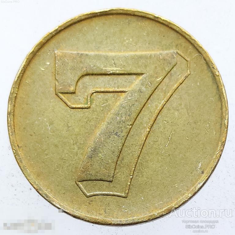 Жетон Великобритании (автомат) — 7 (с двух сторон)