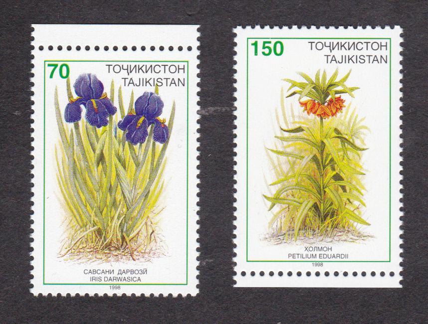 Таджикистан 1998 Флора Цветы (4051)