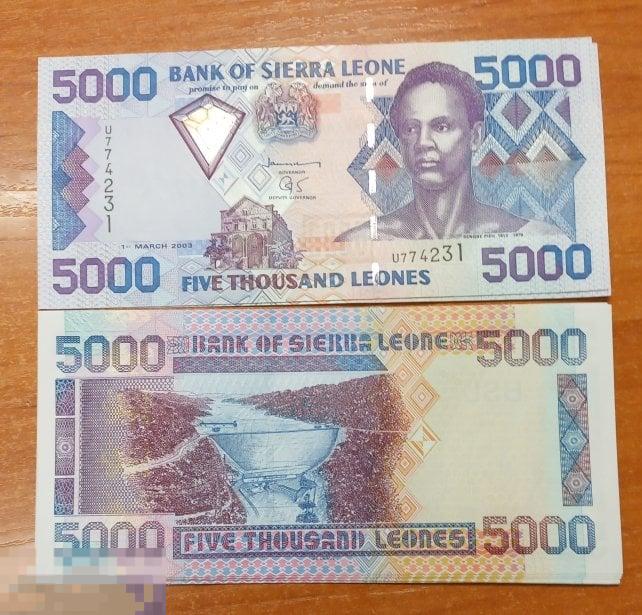 4.22 Сьерра-Леоне 5000 леоне 2003 UNC