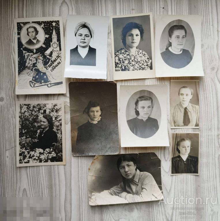 Фото на память Советский быт СССР Мода Подружки  Одним лотом (10 шт)        1005