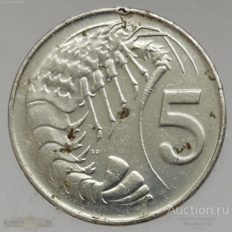 Каймановы острова 5 центов, 2002