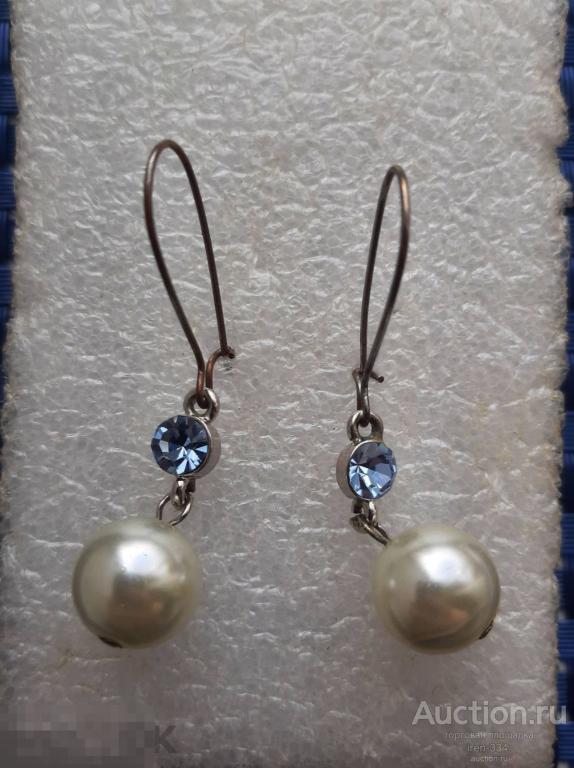 СЕРЁЖКИ Красивые Винтажная Бижутерия Украшения    1505