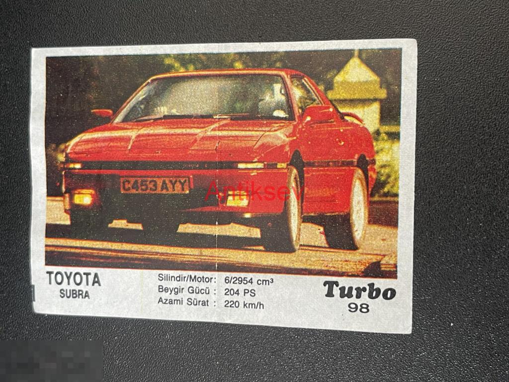 Вкладыш от жвачки Turbo № 98 2 серия