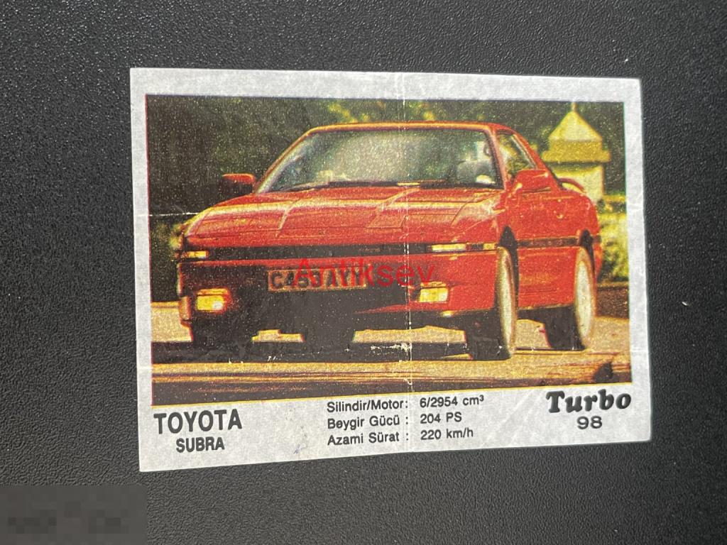 Вкладыш от жвачки Turbo № 98 2 серия