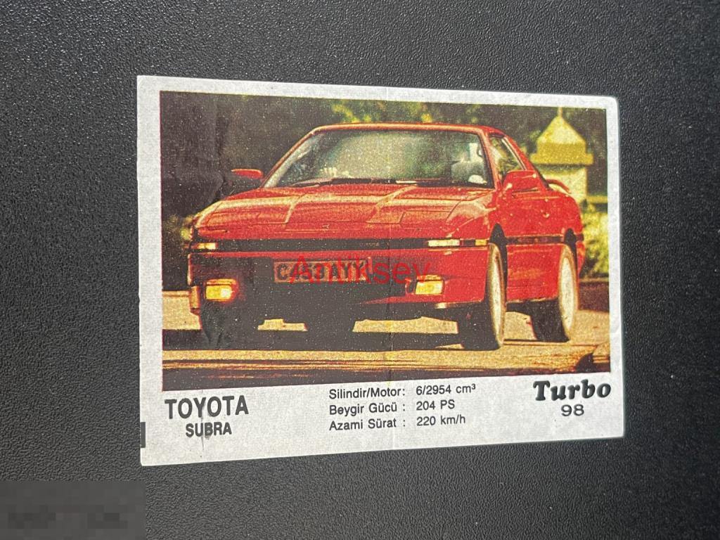 Вкладыш от жвачки Turbo № 98 2 серия