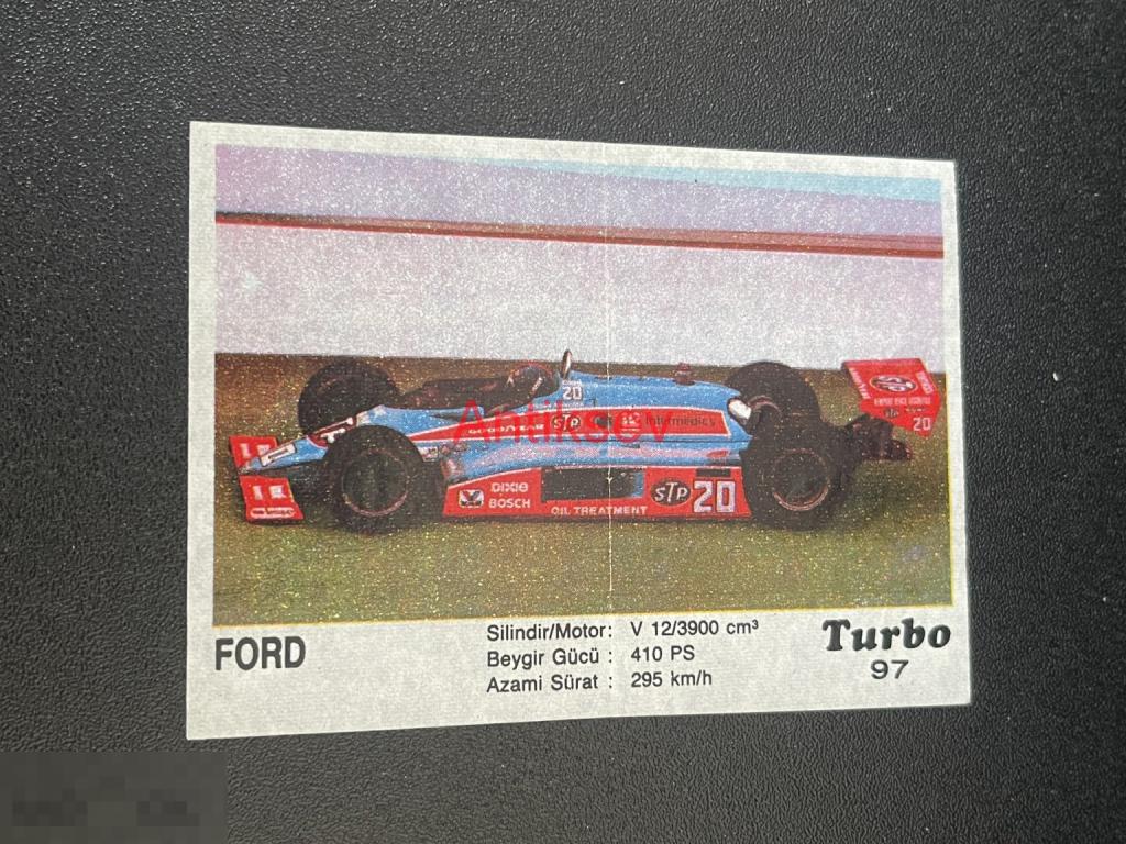 Вкладыш от жвачки Turbo № 97 2 серия