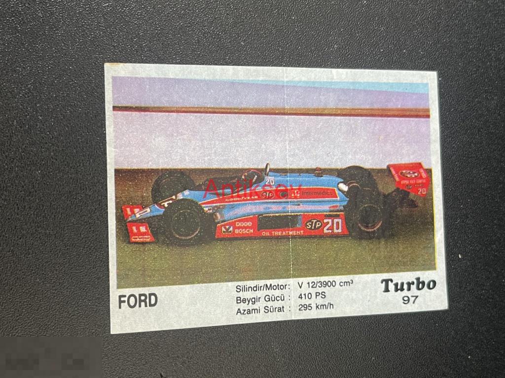 Вкладыш от жвачки Turbo № 97 2 серия