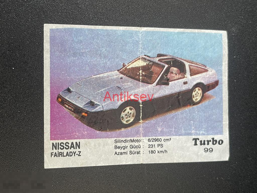 Вкладыш от жвачки Turbo № 99 2 серия