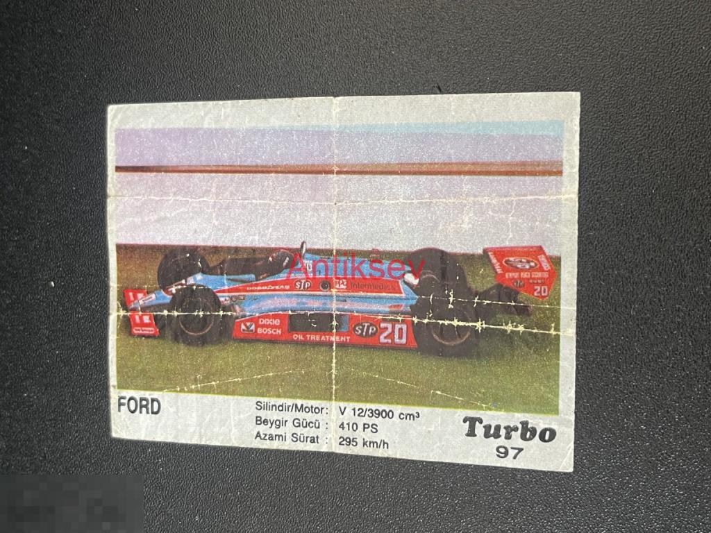 Вкладыш от жвачки Turbo № 97 2 серия