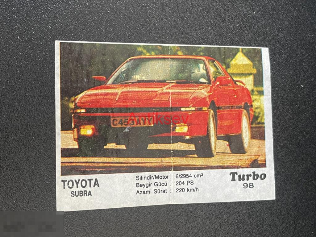 Вкладыш от жвачки Turbo № 98 2 серия