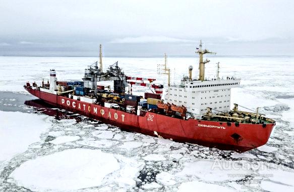 10 долларов 2025 Княжество Силенд АТОМНЫЙ КОНТЕЙНЕРОВОЗ СЕВМОРПУТЬ РОССИЯ