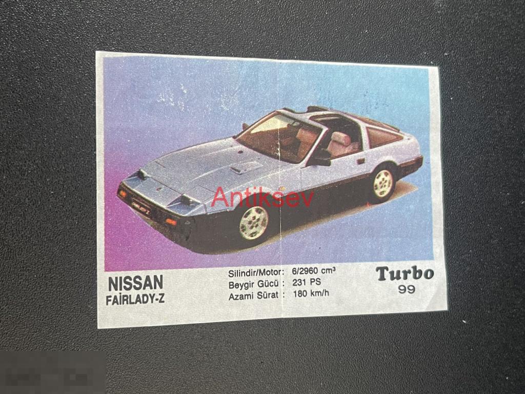 Вкладыш от жвачки Turbo № 99 2 серия