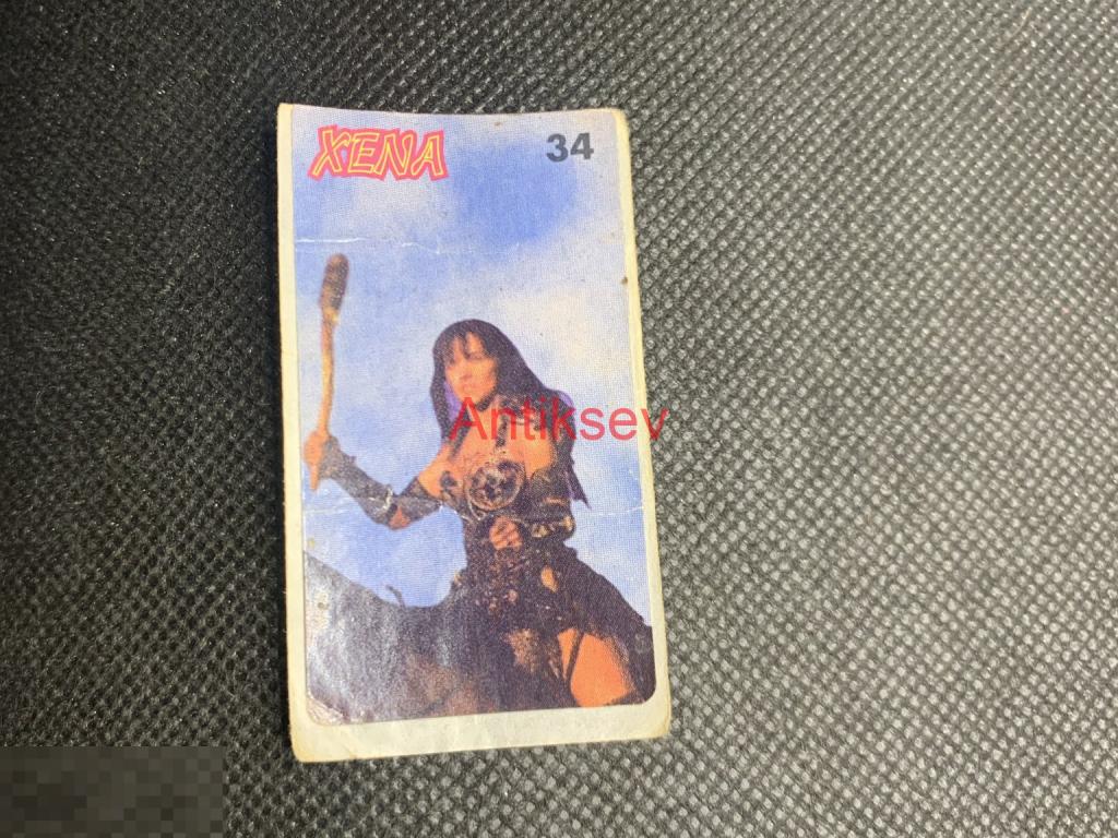 Наклейка от жвачки Xena № 34
