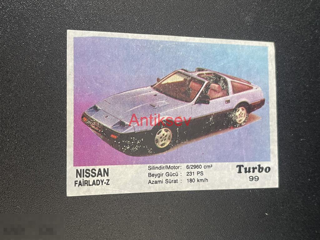 Вкладыш от жвачки Turbo № 99 2 серия
