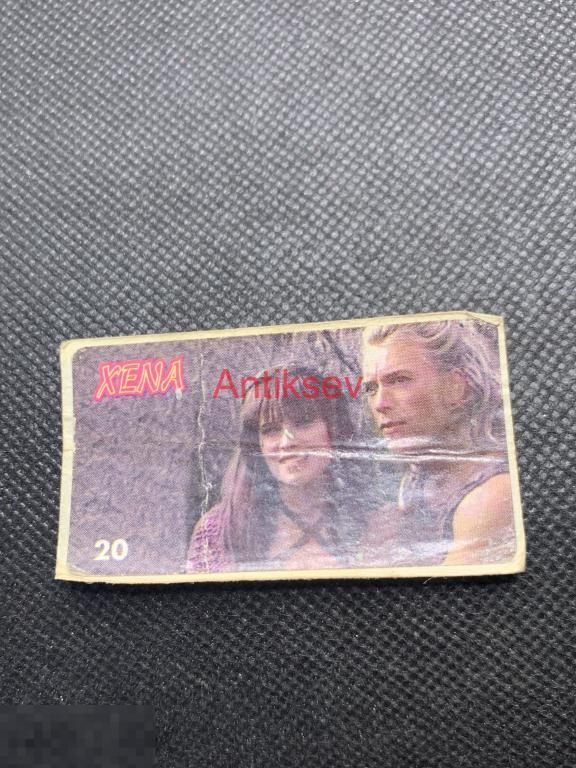 Наклейка от жвачки Xena № 20