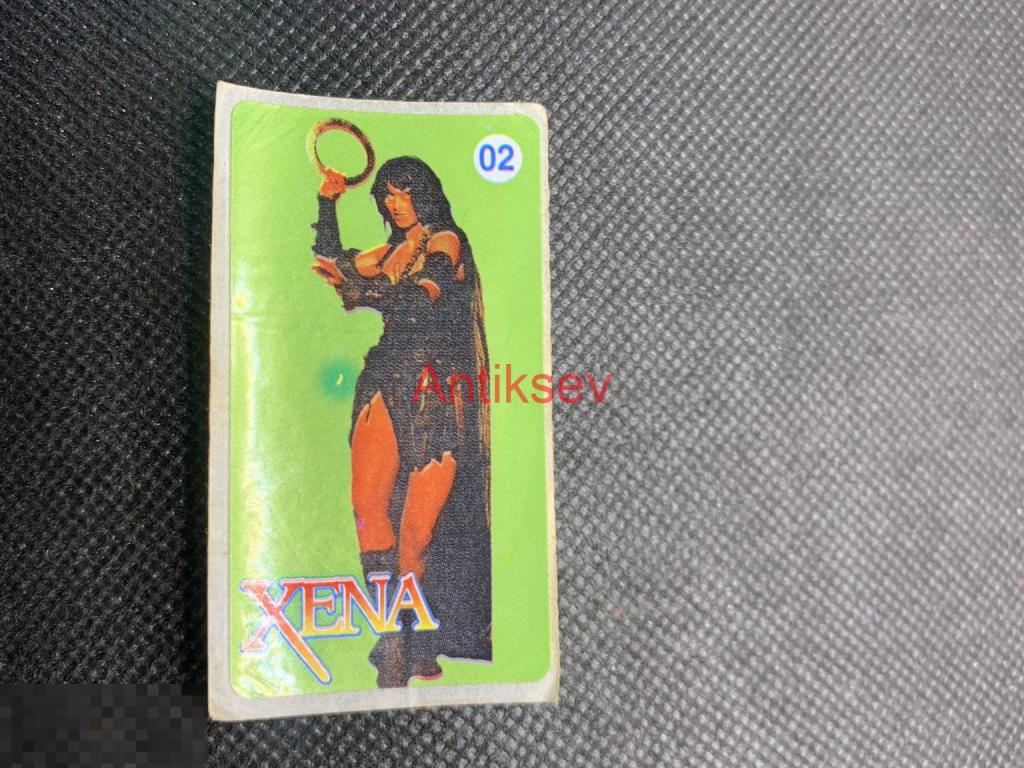 Наклейка от жвачки Xena № 2