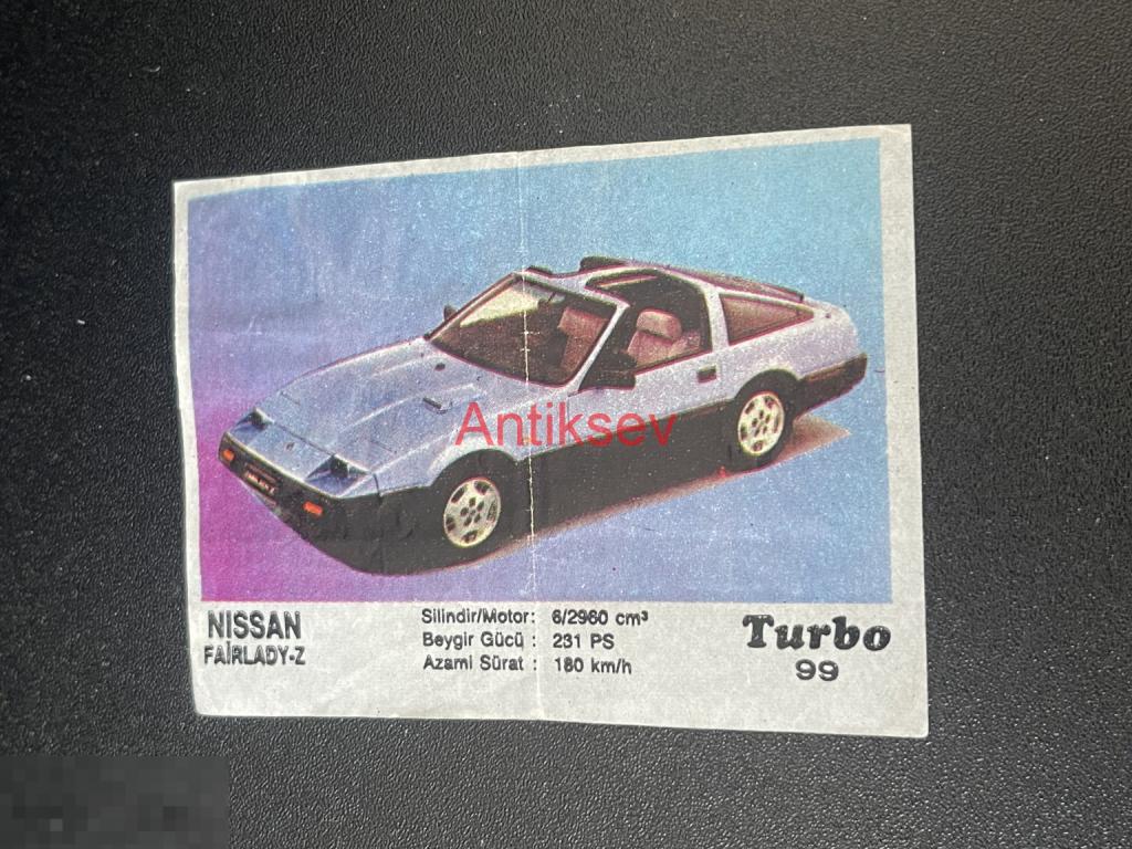 Вкладыш от жвачки Turbo № 99 2 серия