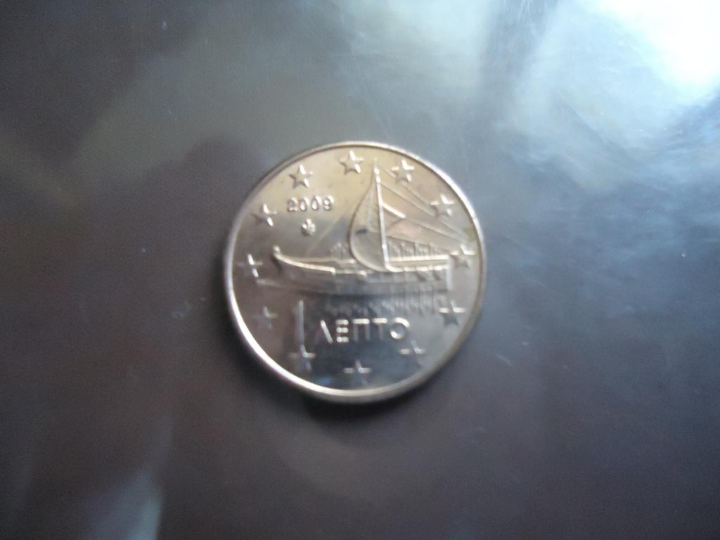 2009 г.  Греция    1 евро цент.