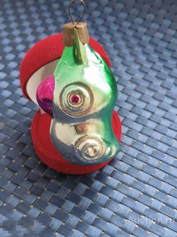 Советский Винтаж Ёлочная Игрушка ПОПУГАЙ    0901