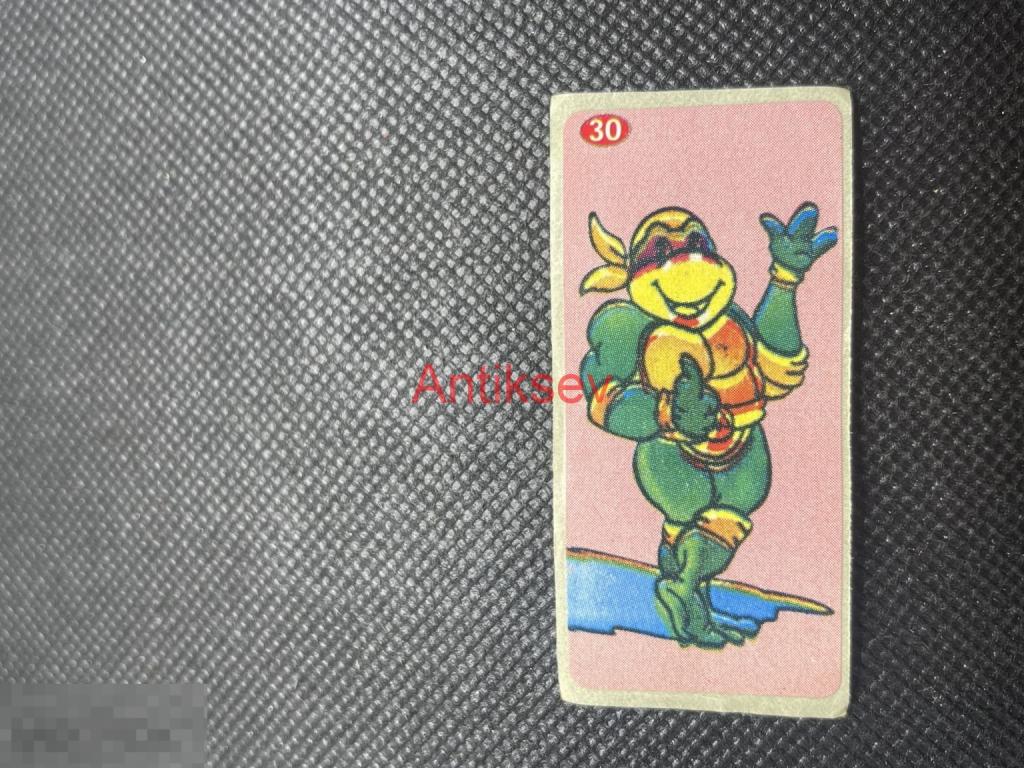 Наклейка от жвачки Turtles № 30