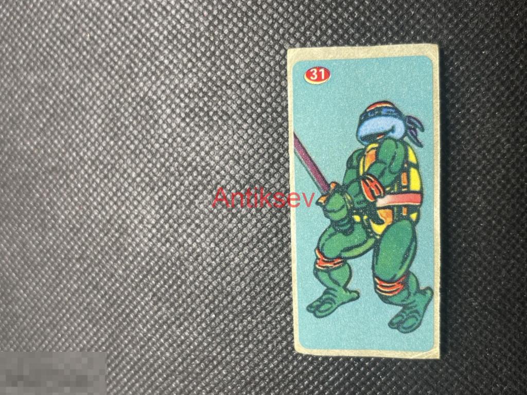Наклейка от жвачки Turtles № 31