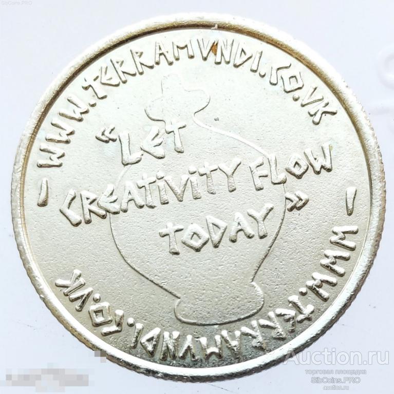 Жетон Великобритании, 1997 — "Terramundi - Let Creativity Flow Today"