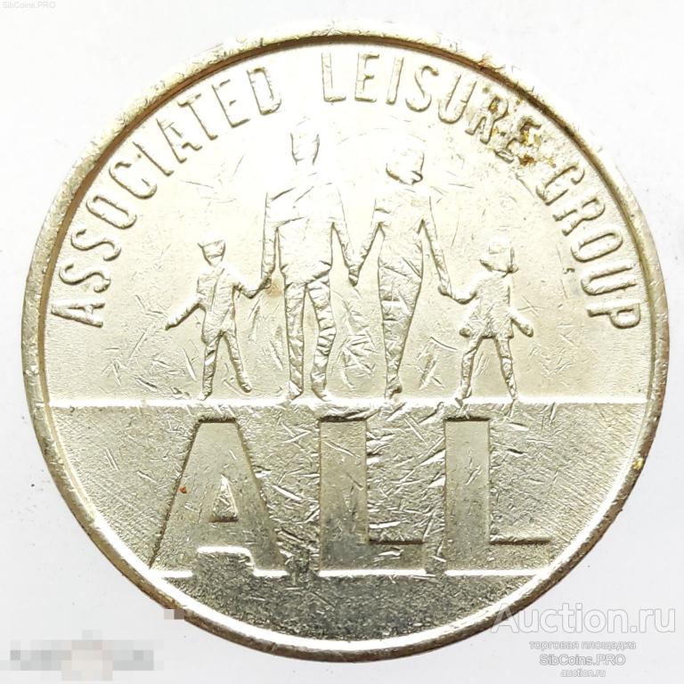 Жетон Великобритании (игровой) — 10P Associated Leisure Group (ALL)