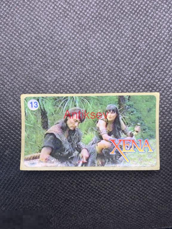 Наклейка от жвачки Xena № 13