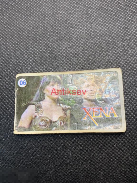 Наклейка от жвачки Xena № 6