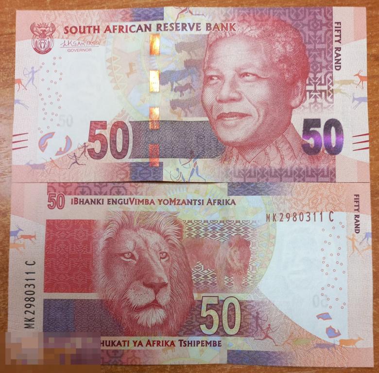 Южная Африка ЮАР 50 рандов 2016 P-140b UNC