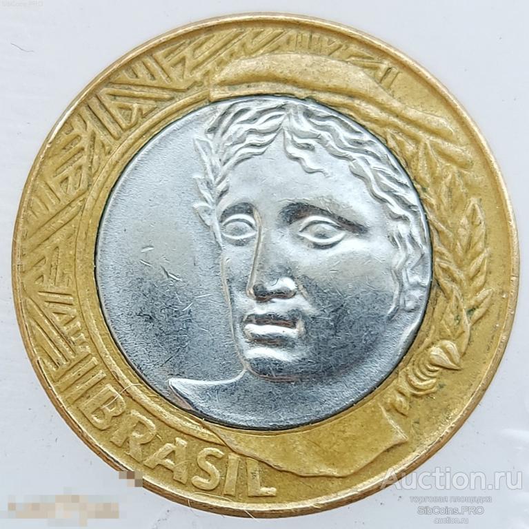 Бразилия 1 реал 2002