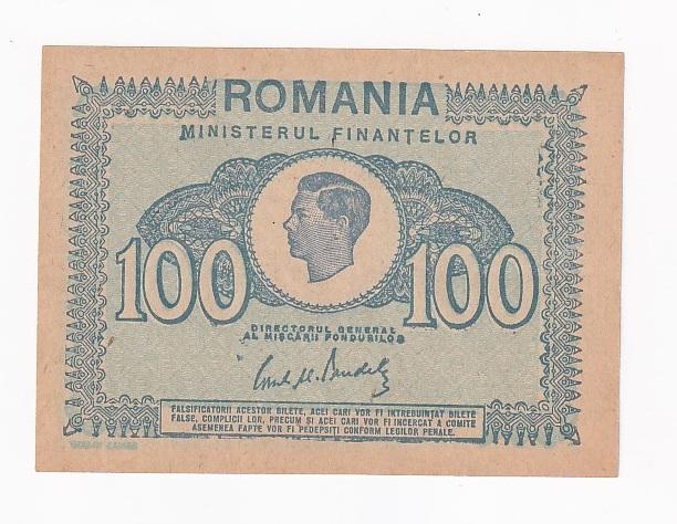 Румыния Банкнота 100 лей 1945 год UNC (42394)
