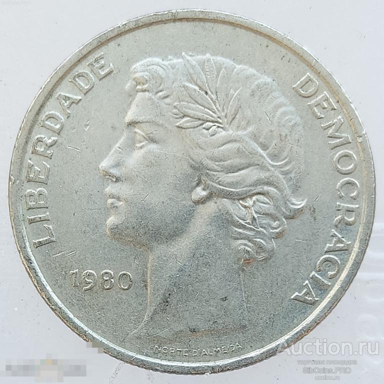 Португалия 25 эскудо, 1980