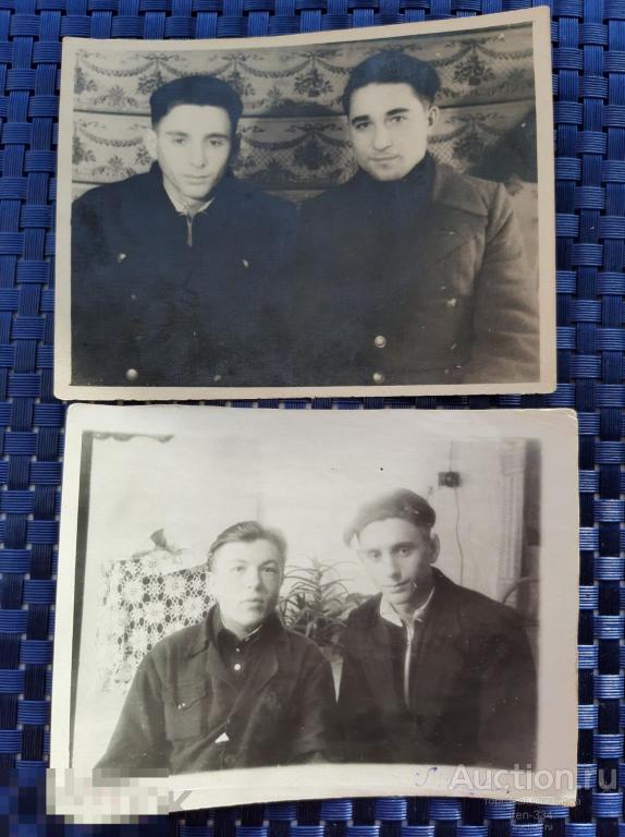 Фото на память Клаве от Миши 1953 год Одним лотом (2 шт)   1411