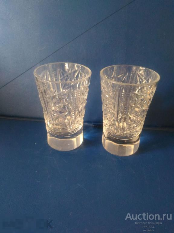 СТОПКА Хрусталь Времён СССР (2 шт) Одним лотом   334