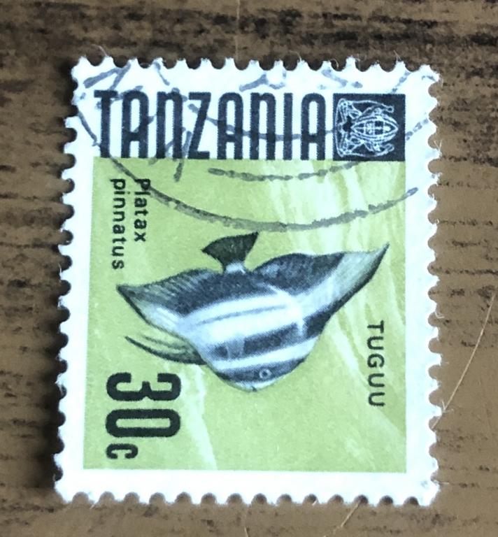 Марки Танзании 1967 крылатый окунь