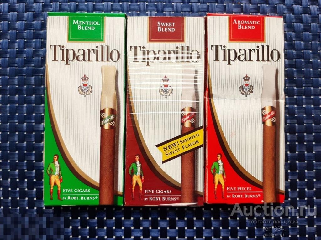 Сигариллы "Tiparillo" Пустая Пачка Одним лотом ( 3 шт.) 1208