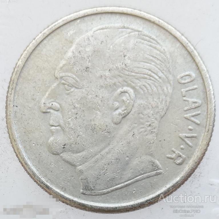 Норвегия 1 крона, 1969